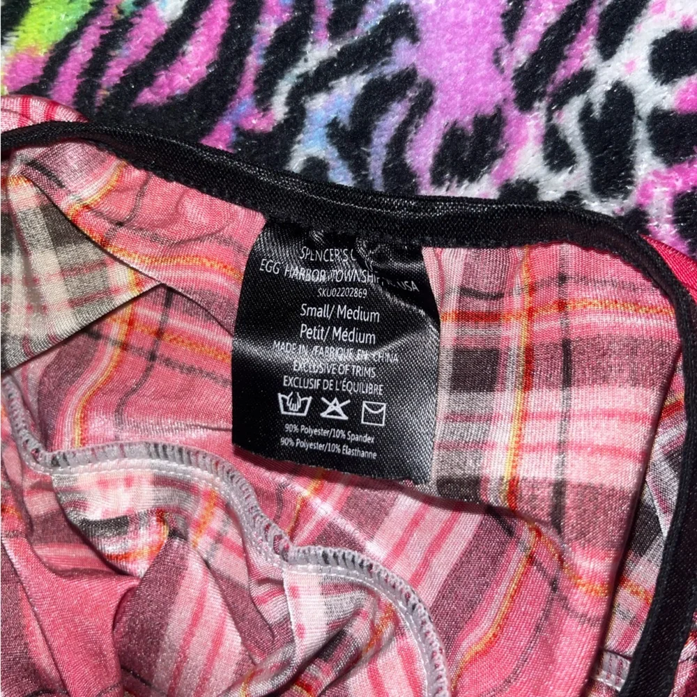 Pink & Black Plaid Mini Skirt - Picture 5 of 5